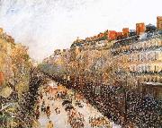 Camille Pissarro Boulevard Montmartre France oil painting artist